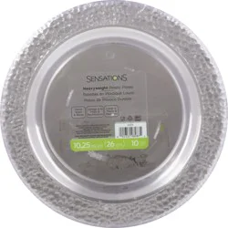 Creative Converting Clear Pebble Banquet Plate, 10 ct.