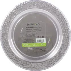 Creative Converting Clear Pebble Banquet Plate, 10 ct.