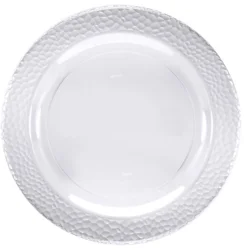 Creative Converting Clear Pebble Banquet Plate, 10 ct.