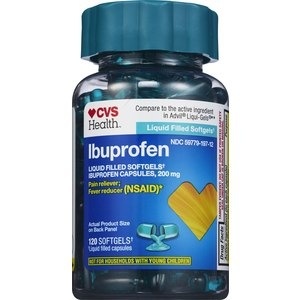 slide 1 of 1, CVS Health Ibuprofen 200mg Liquid Filled Softgels, 120ct, 1 Pack, 120 ct