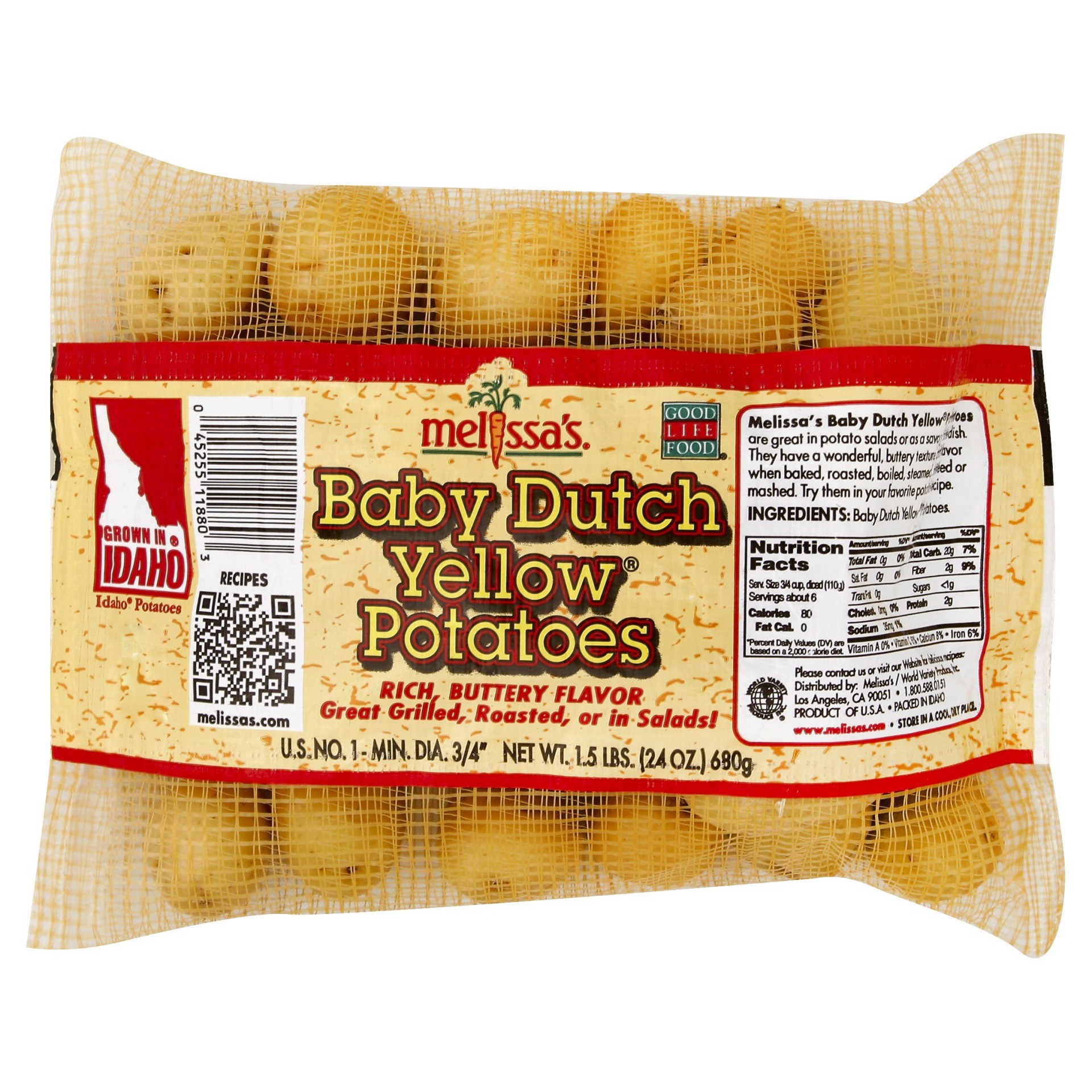 slide 1 of 2, Melissa's Baby Dutch Yellow Potatoes, 1.5 lb