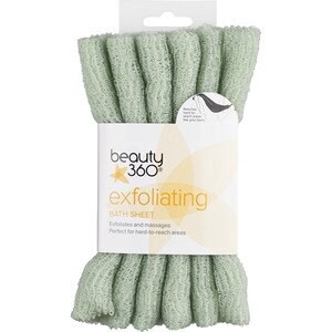 slide 1 of 1, Beauty 360 Exfoliating Bath Sheet, 1 ct
