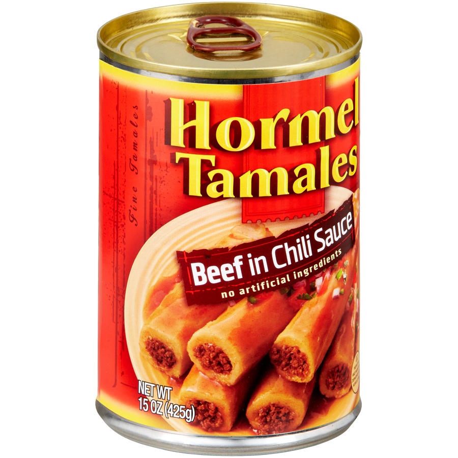 slide 6 of 6, Hormel Beef Tamales In Chili Sauce, 15 oz