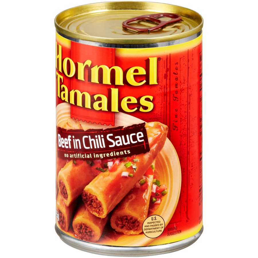 slide 3 of 6, Hormel Beef Tamales In Chili Sauce, 15 oz