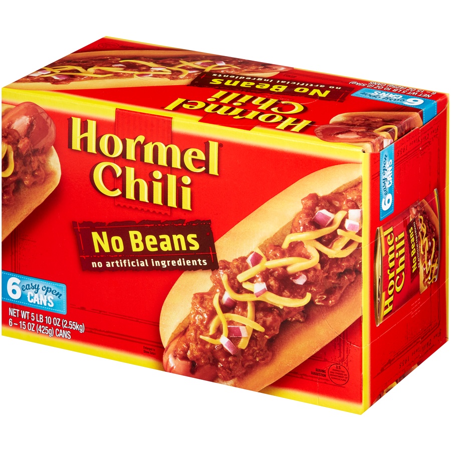 slide 3 of 6, Hormel Chili No Beans, 6 ct