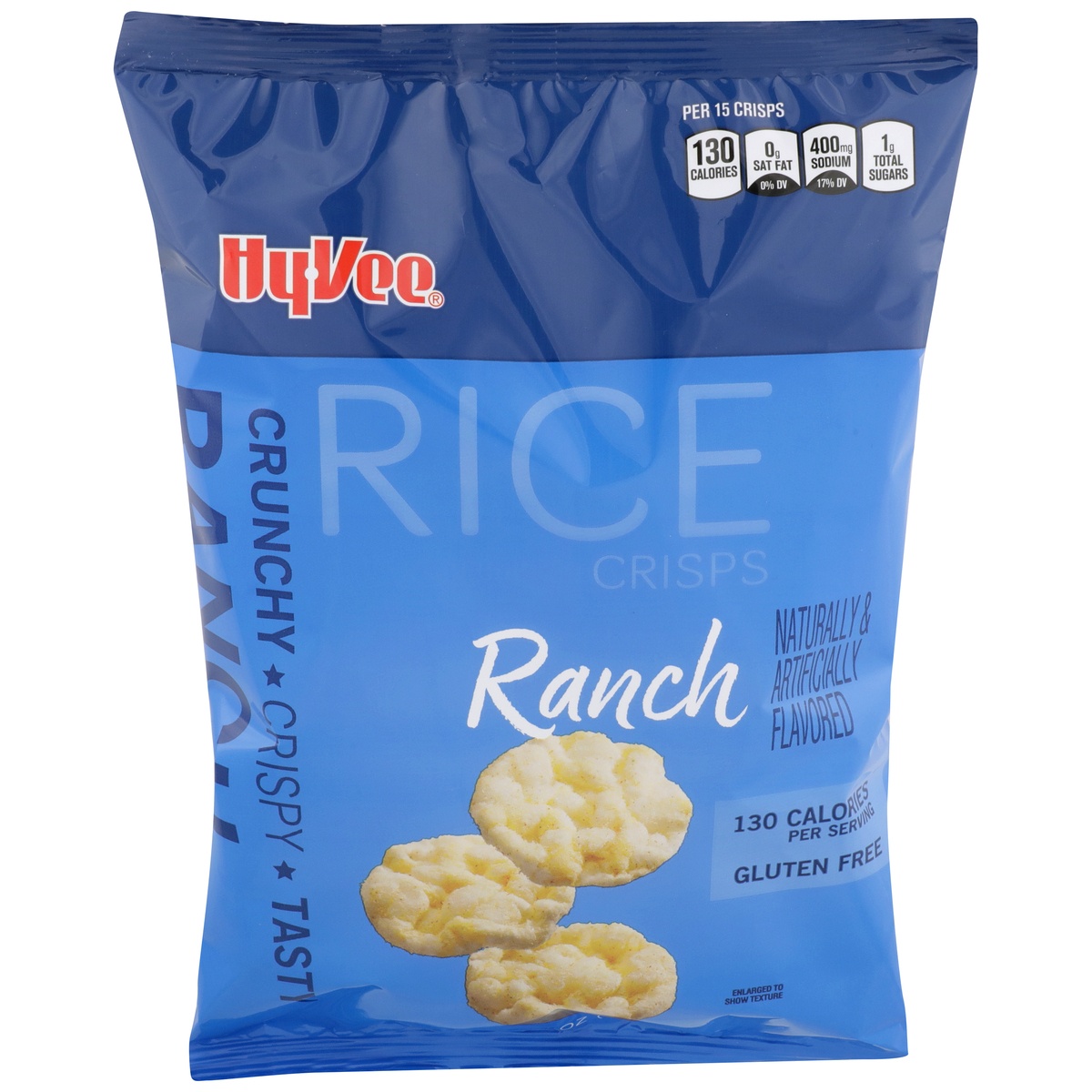 slide 1 of 1, Hy-vee Ranch Rice Crisps, 6.06 oz
