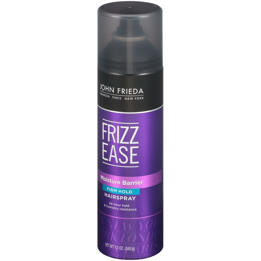 slide 5 of 6, John Frieda Moisture Barrier Firm Hold Hairspray, Anti Frizz Hair Straightenener - 12oz, 12 oz