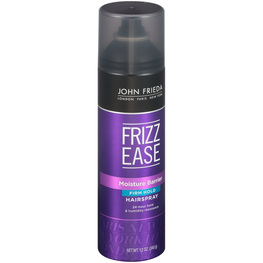 slide 6 of 6, John Frieda Moisture Barrier Firm Hold Hairspray, Anti Frizz Hair Straightenener - 12oz, 12 oz