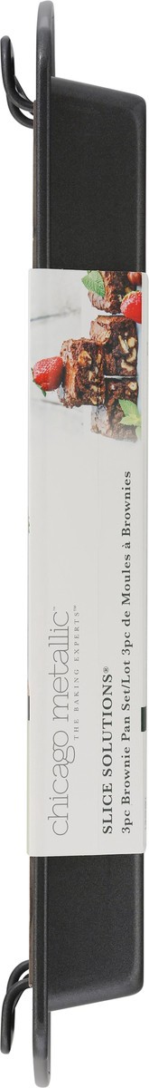 slide 2 of 11, Chicago Metallic Brownie Pan Set, Slice Solutions, Heavy Duty, Nonstick, Pro Series, 1 ct