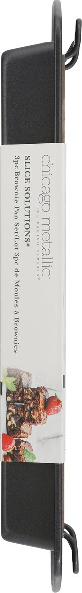 slide 9 of 11, Chicago Metallic Brownie Pan Set, Slice Solutions, Heavy Duty, Nonstick, Pro Series, 1 ct