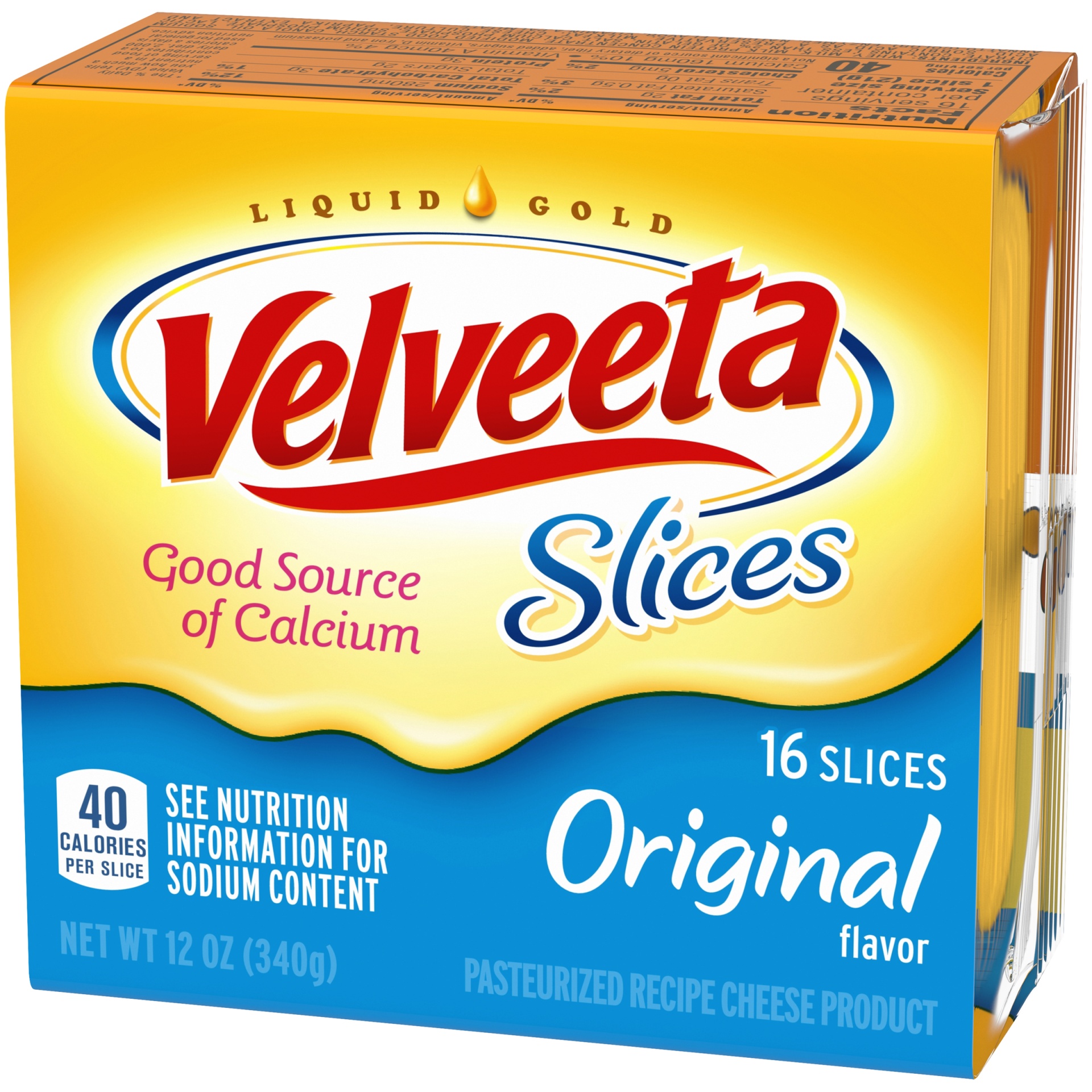 slide 3 of 6, Velveeta Slices Original Flavored Cheese Pack, 12 oz