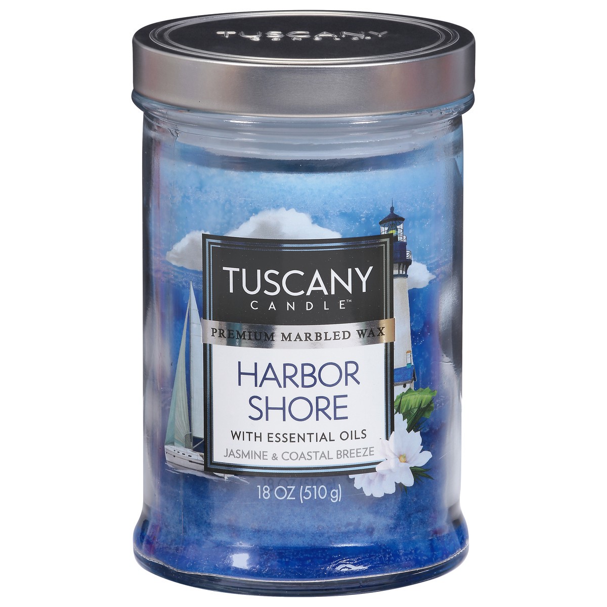 slide 1 of 9, Tuscany Candle Tuscany Harbor Shore Candle, 18 oz