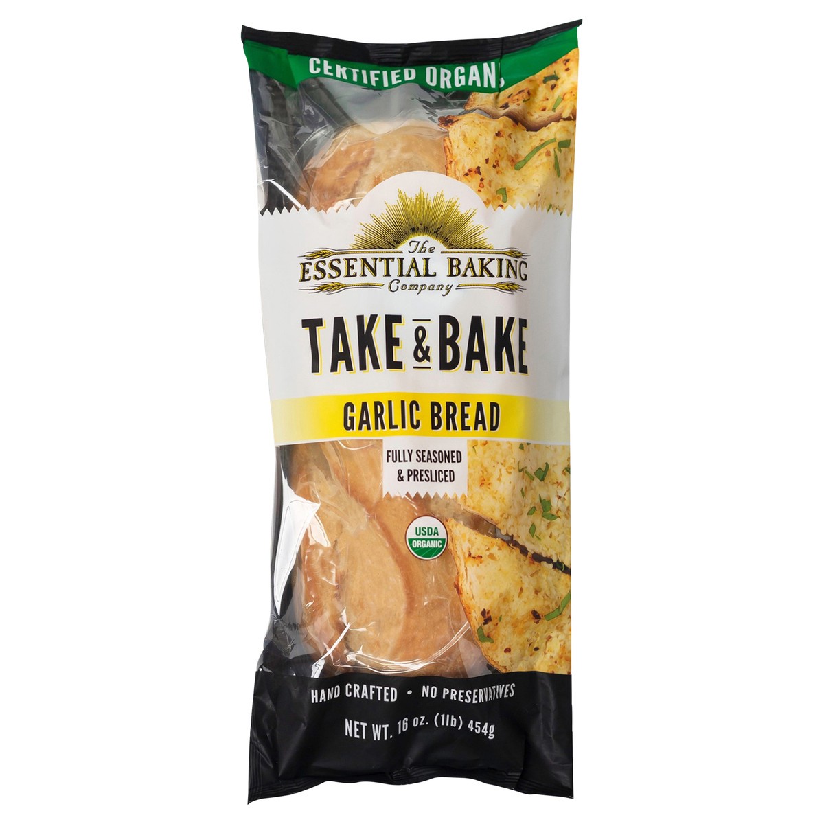 slide 3 of 6, The Essential Baking Company Take & Bake Garlic Bread 16 oz. Bag, 16 oz