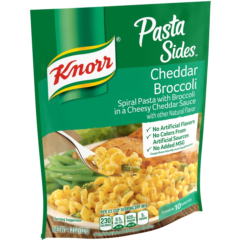 slide 2 of 5, Knorr Pasta Sides Fusili with Cheddar Broccoli - 4.3oz, 4.3 oz