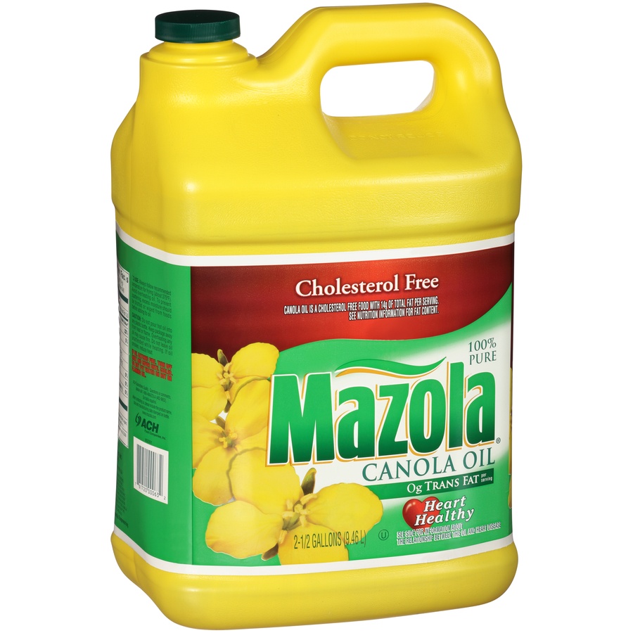 slide 3 of 8, Mazola Canola Oil, 2.5 gal