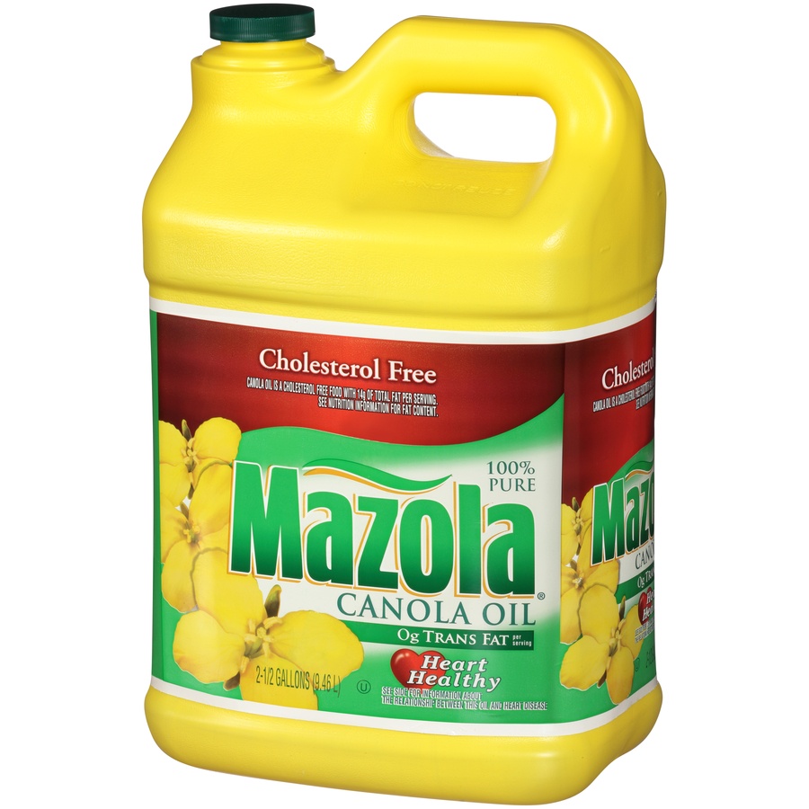 slide 7 of 8, Mazola Canola Oil, 2.5 gal