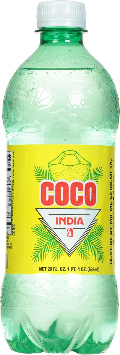 slide 7 of 9, India Coco Soda 20 fl oz, 20 fl oz