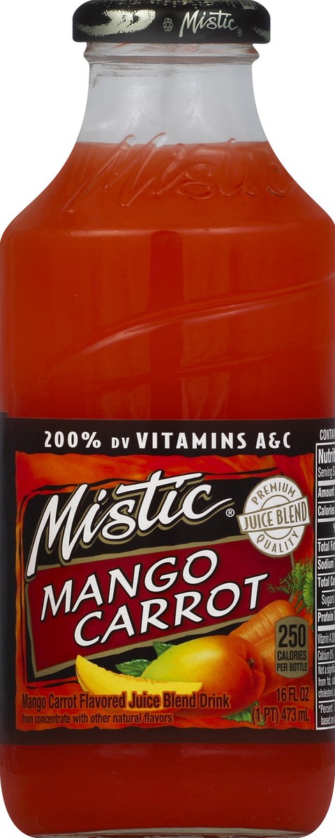 slide 3 of 4, Mistic Mango Carrot Juice - 16 fl oz, 16 fl oz