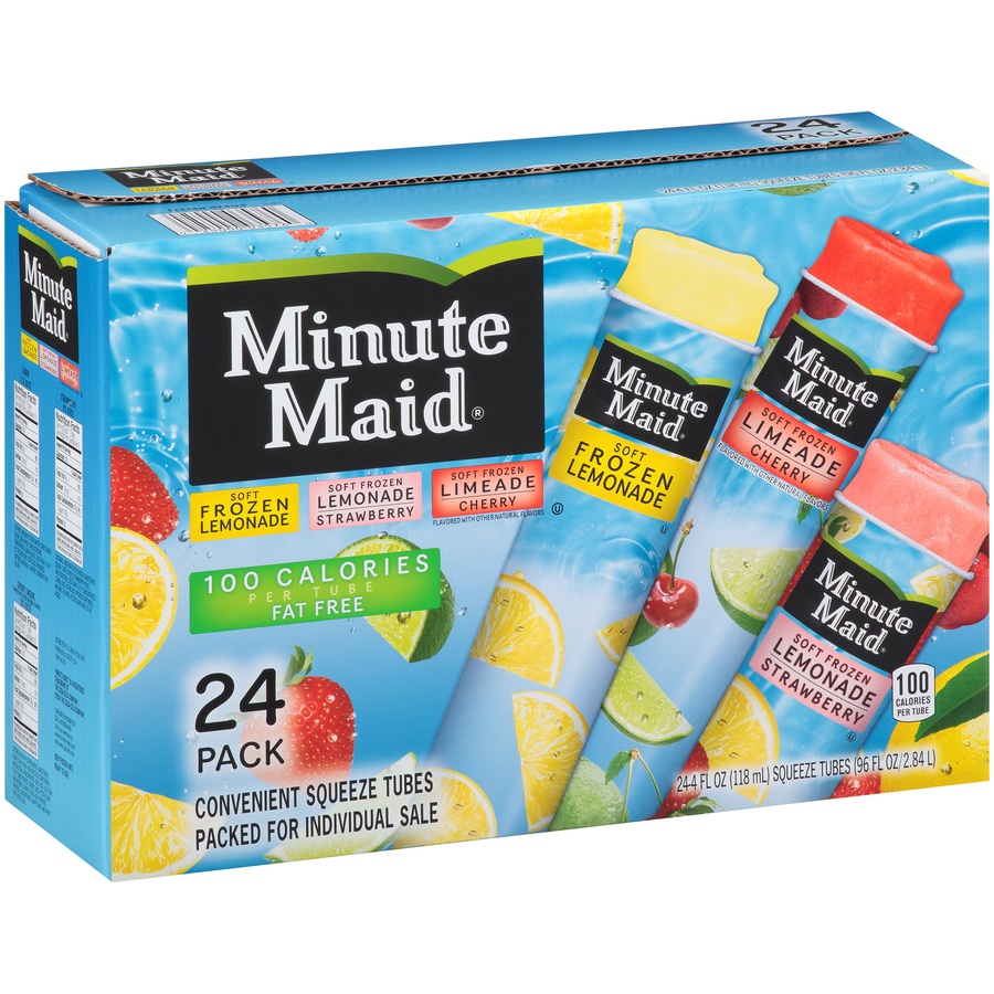 slide 3 of 8, Minute Maid Frozen Lemonade, 24 ct