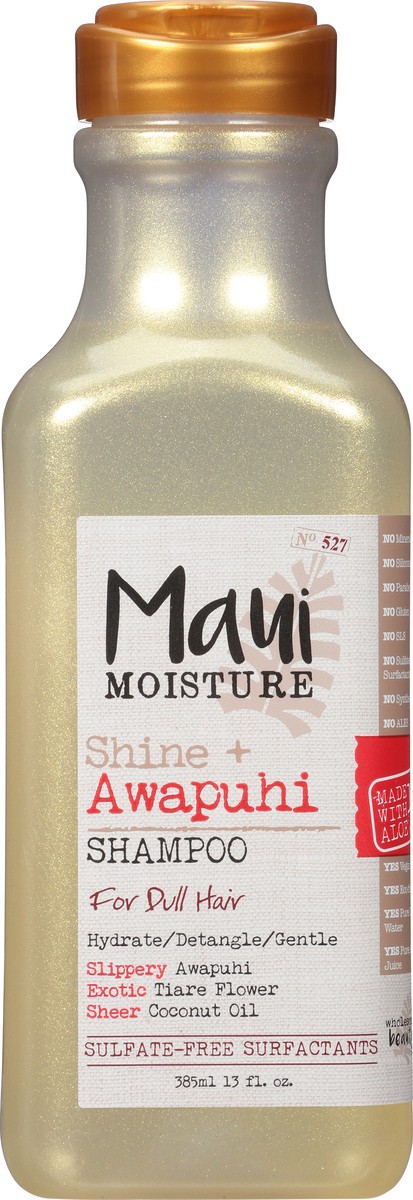 slide 1 of 9, Maui Moisture Shine + Awapuhi Shampoo 385 ml Bottle, 13 oz