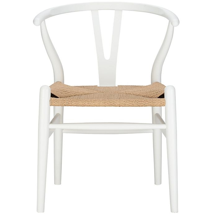 slide 2 of 5, Poly & Bark Weave Chair - White, 1 ct