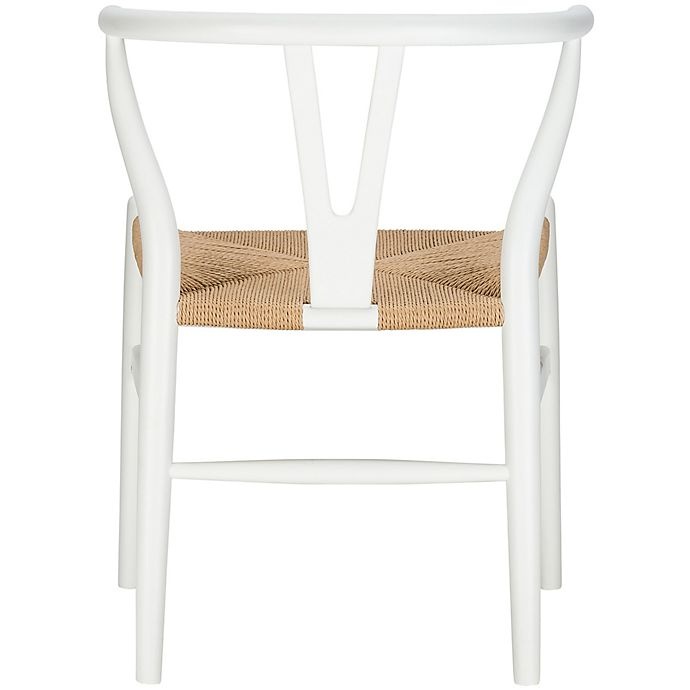 slide 5 of 5, Poly & Bark Weave Chair - White, 1 ct