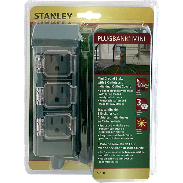 slide 1 of 1, STANLEY Outdoor Ground Stake Mini, 9 in