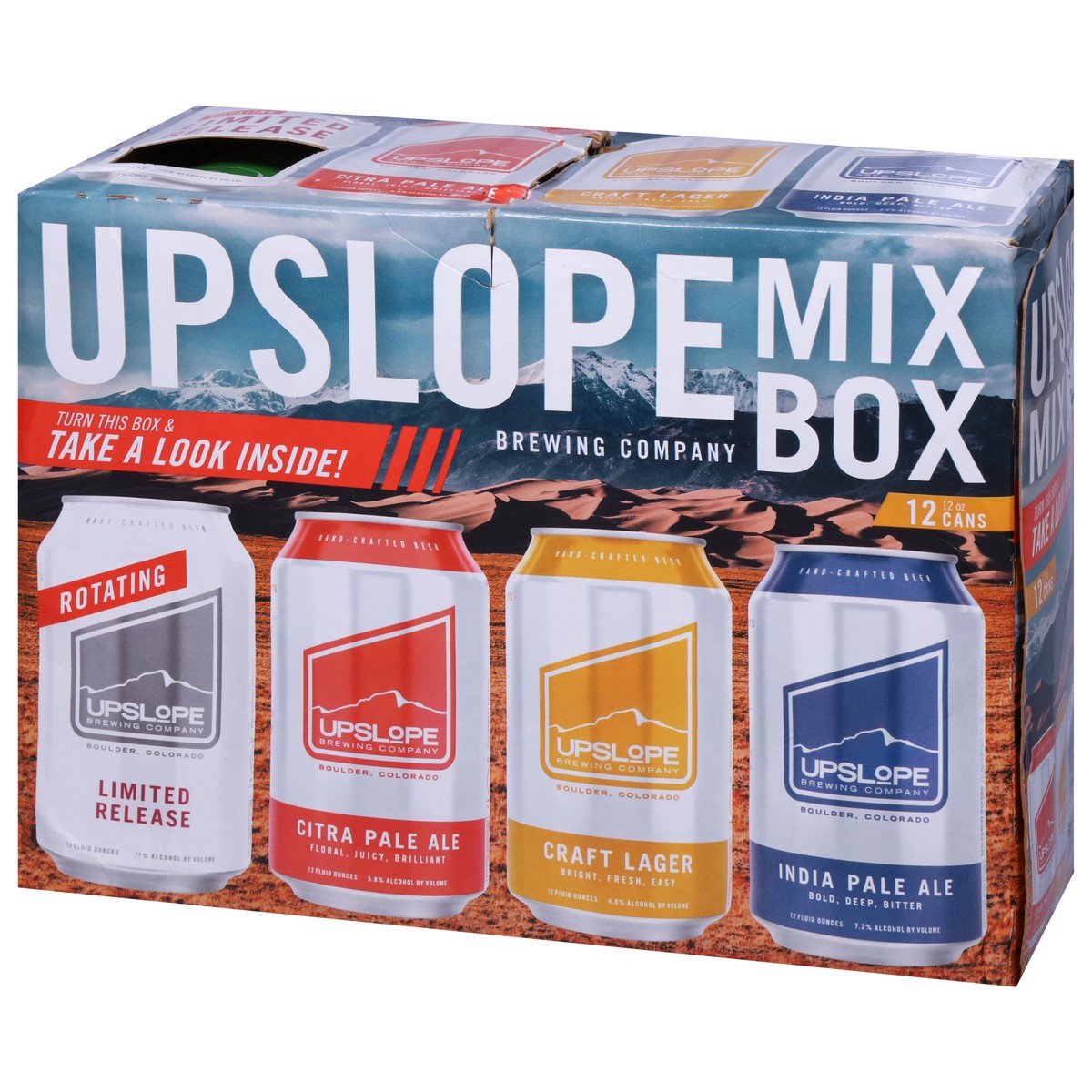 slide 3 of 9, Upslope Brewing Company Assorted Beer Mix Box 12 - 12 oz Cans, 12 ct; 12 oz