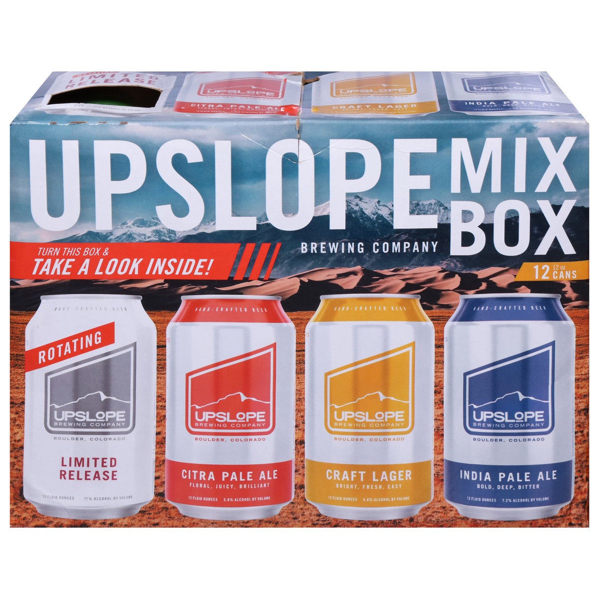 slide 1 of 9, Upslope Brewing Company Assorted Beer Mix Box 12 - 12 oz Cans, 12 ct; 12 oz