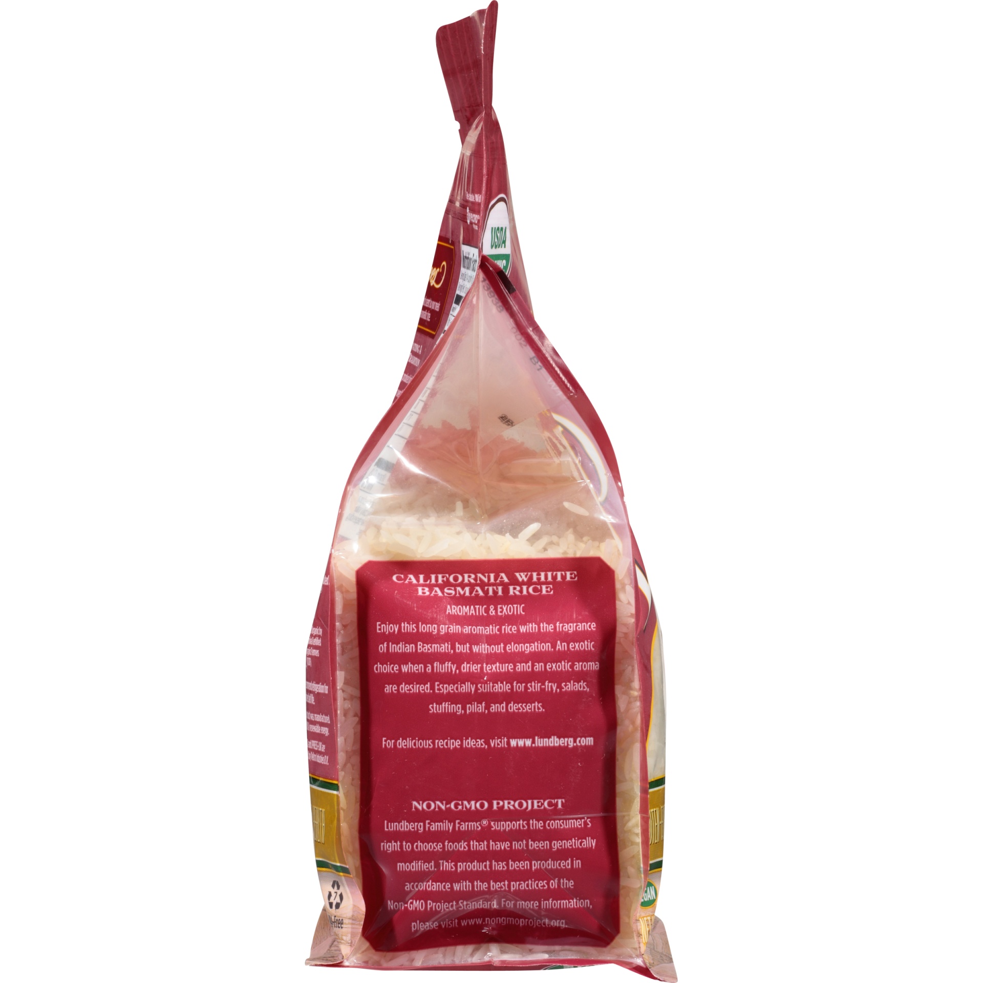 slide 5 of 8, Lundberg Organic Long Grain California White Basmati Rice, 32 oz