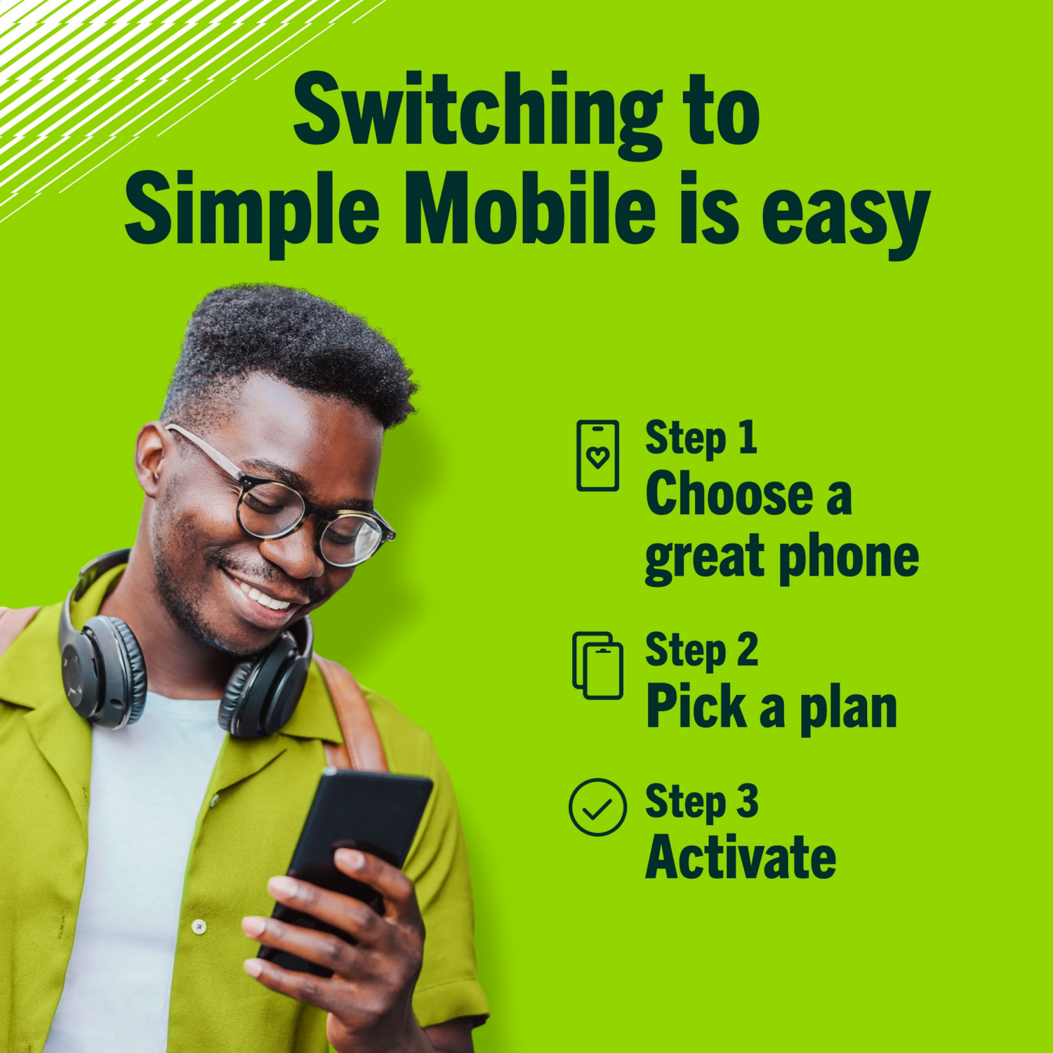 slide 2 of 6, Simple Mobile Moto G Play 2024, 64GB, Black - Prepaid Smartphone [Locked to Simple Mobile], 1 ct