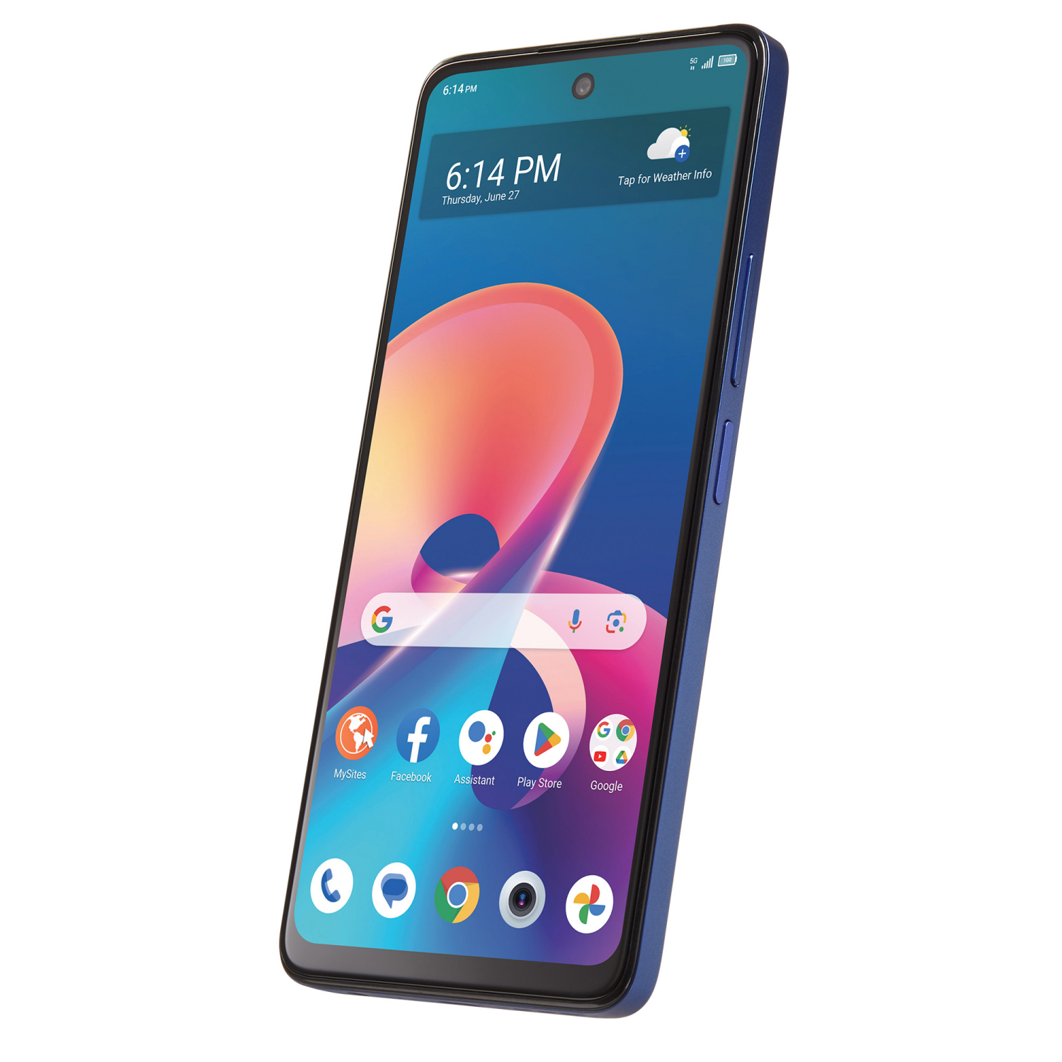 slide 5 of 6, Total Wireless TCL 50XE 5G, 128GB -Prepaid Smartphone [Locked to Total Wireless], 5 gram