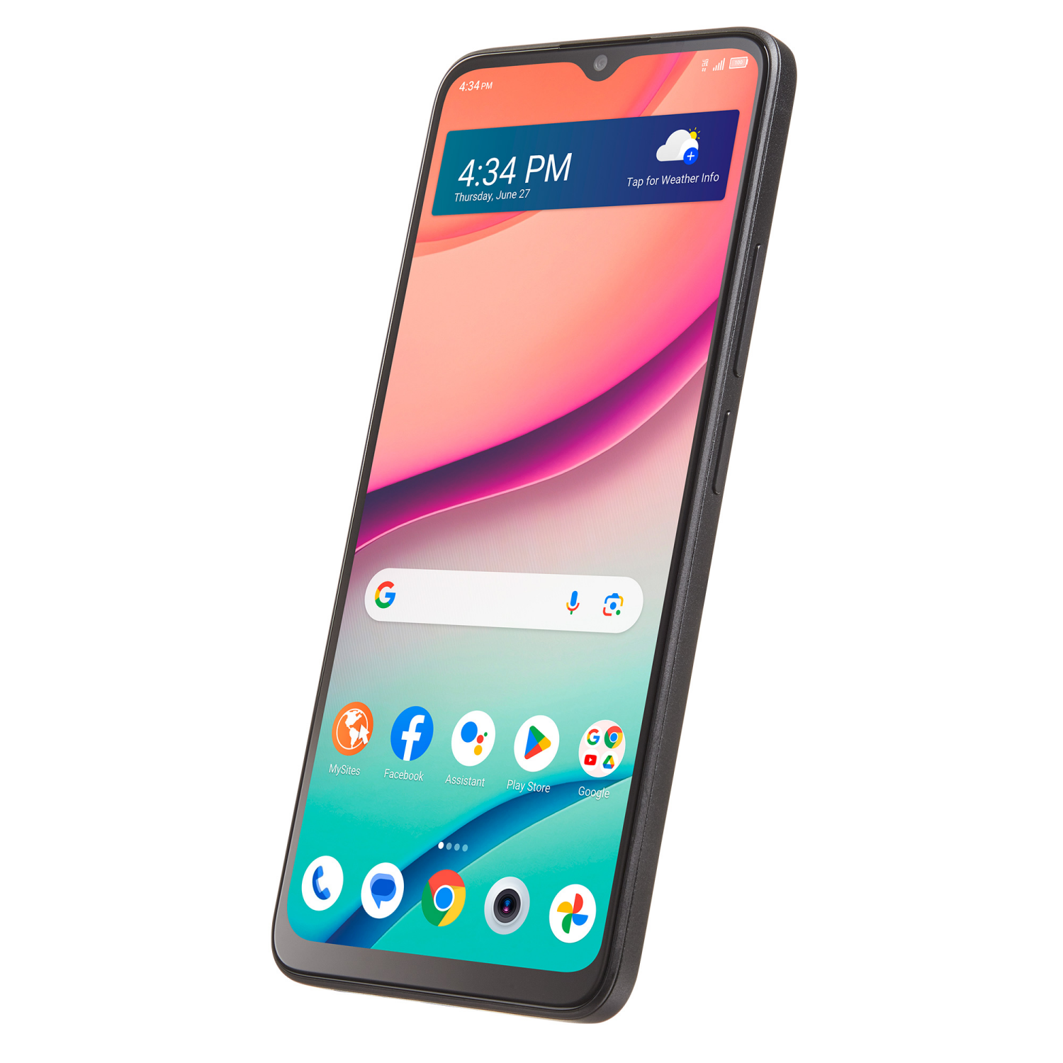 slide 6 of 6, Tracfone TCL K24, 32GB +1 Year of Service with 1500 MIN/1500 Text/1500MB - Prepaid Smartphone [Locked to Tracfone], 1 ct