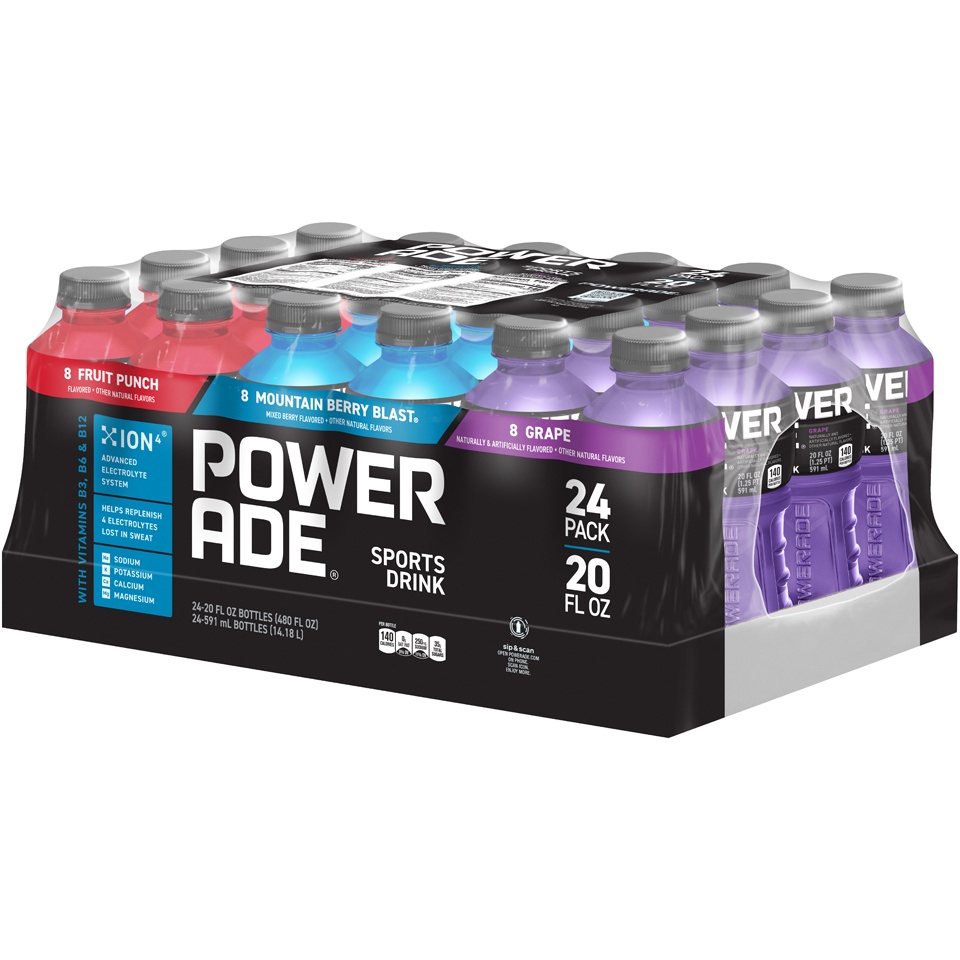 slide 3 of 4, POWERADE Variety Pack Bottles- 24 ct, 24 ct