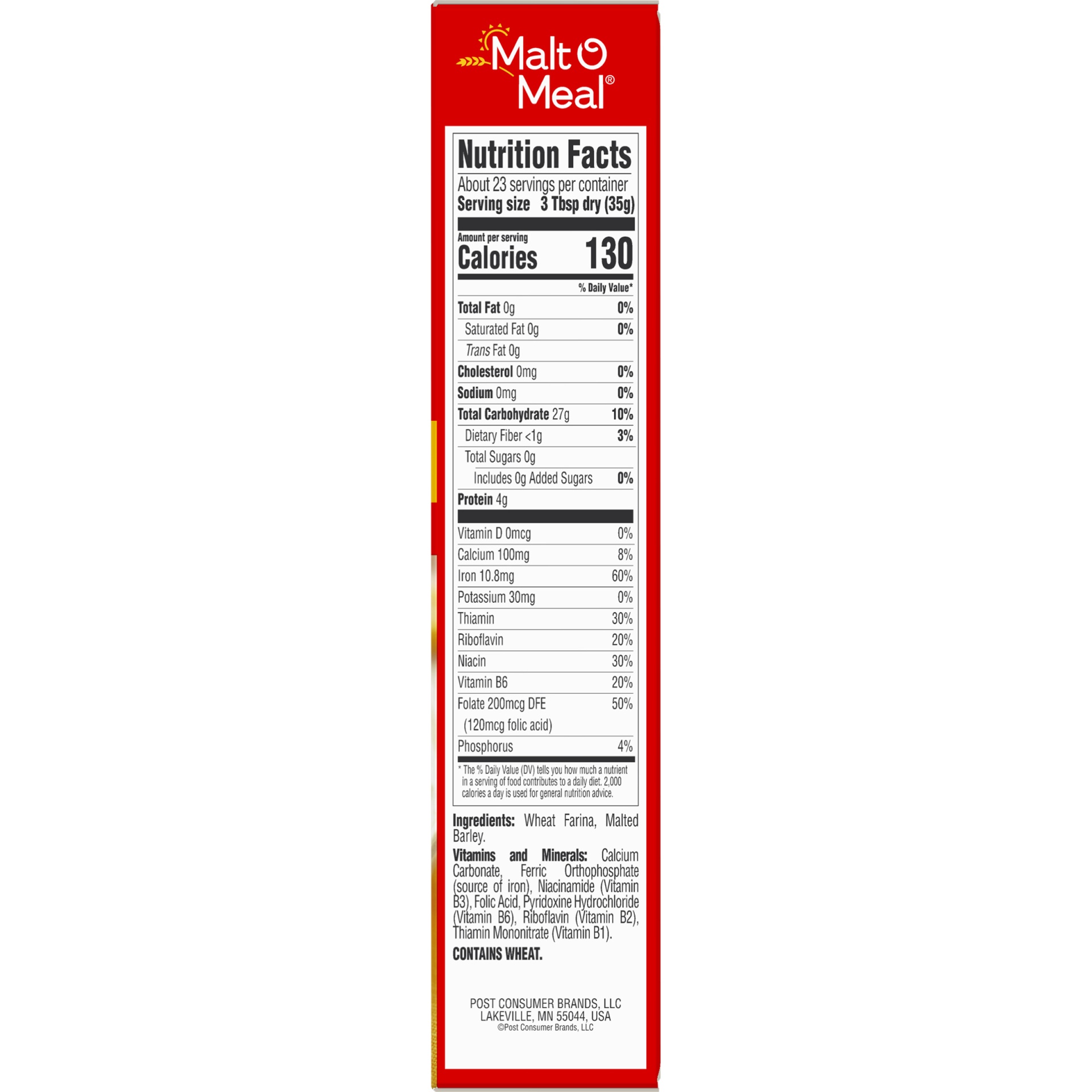 slide 5 of 8, Malt-O-Meal, Original Malt-O-Meal Hot Breakfast Cereal, Quick Cooking, 28 Ounce – 1 count, 