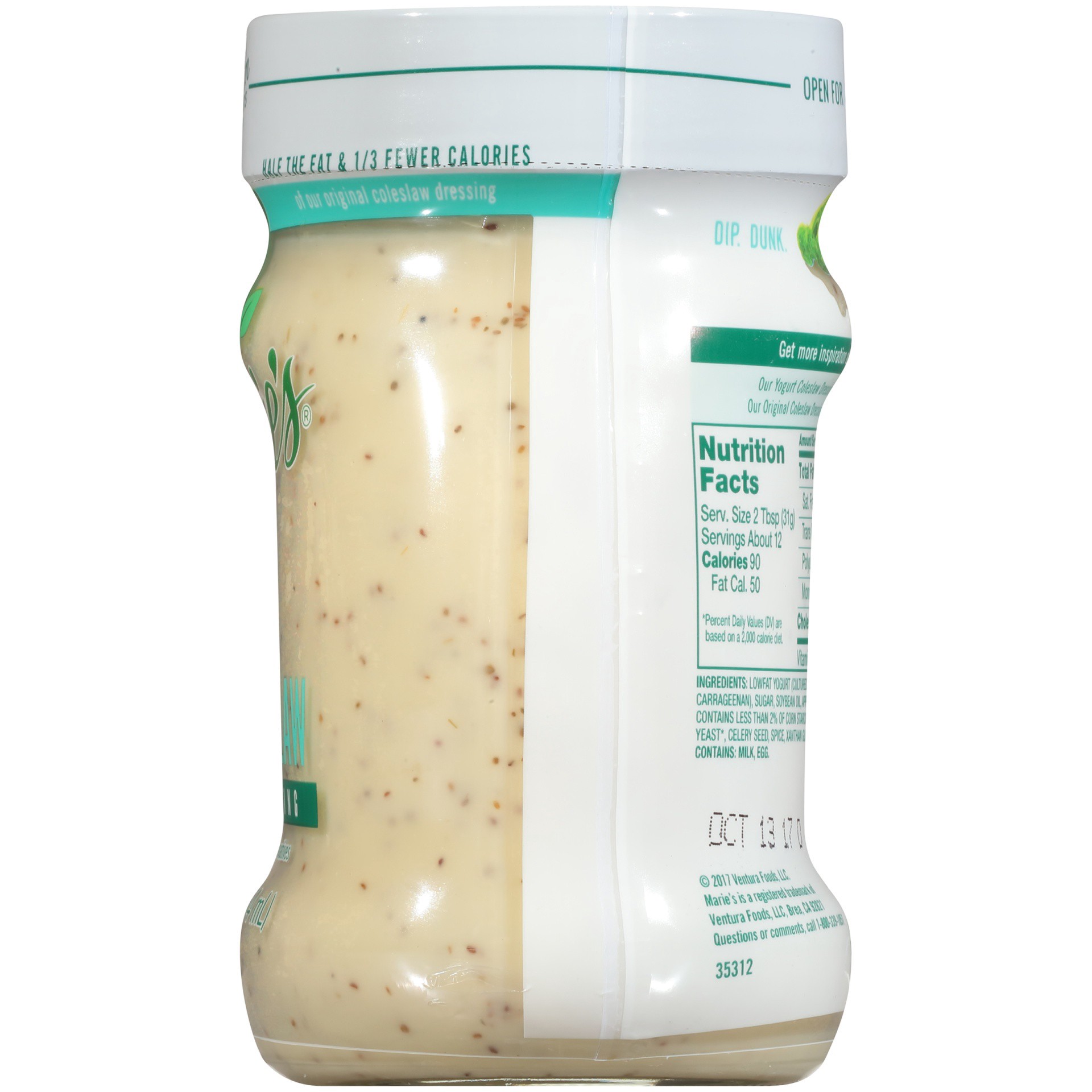 slide 7 of 8, Marie's Yogurt Coleslaw Dressing, 12 oz