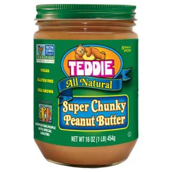 Teddie Natural Super Chunky Peanut Butter