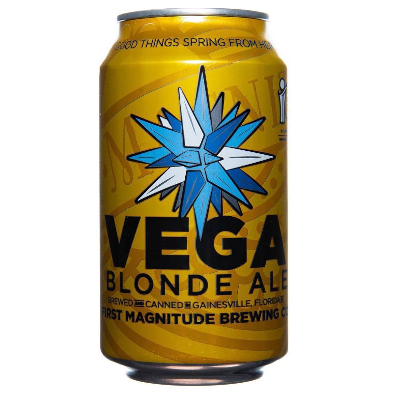 slide 1 of 1, First Magnitude Brewing Company First Magnitude Vega Blonde 6Pk Can, 12 oz