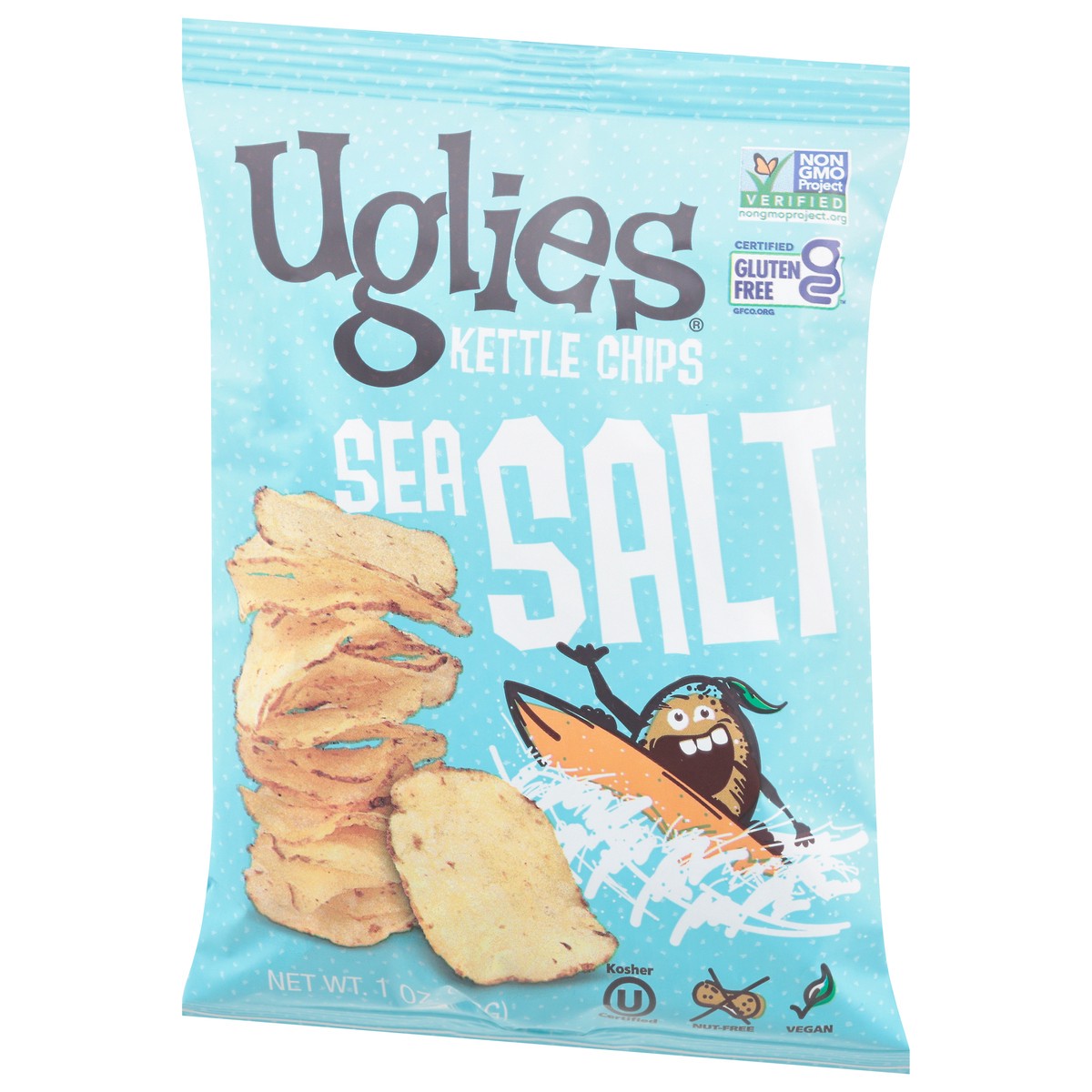 slide 6 of 12, Uglies Ugls Potato Chip Sea Salt, 1 oz
