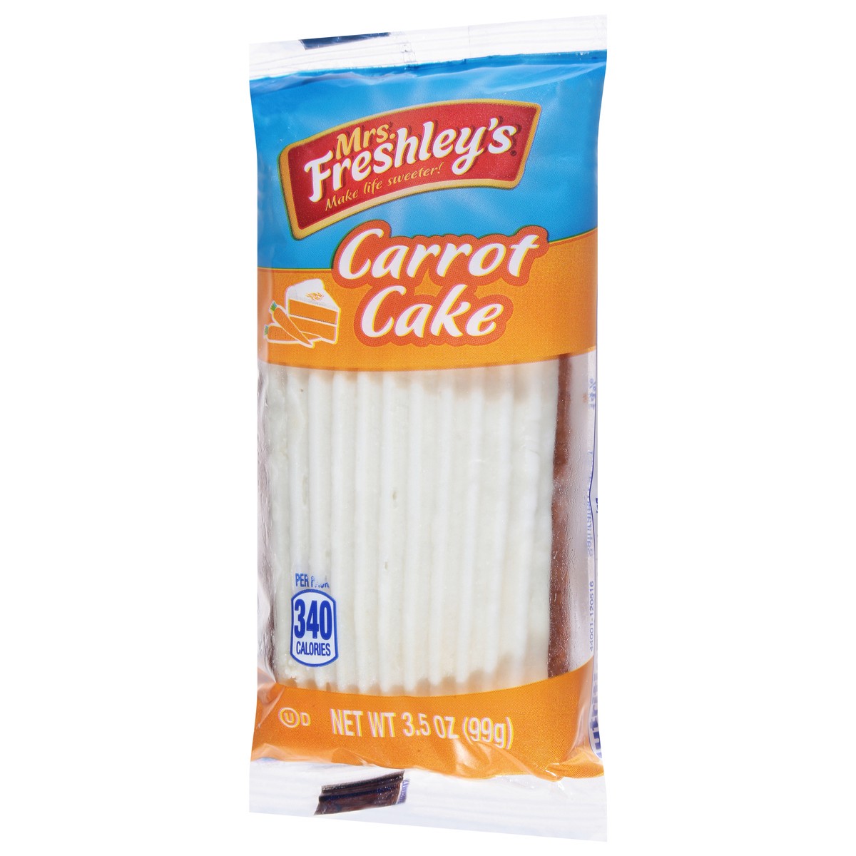 slide 3 of 14, Mrs. Freshley's Carrot Cake 3.5 oz, 3.5 oz