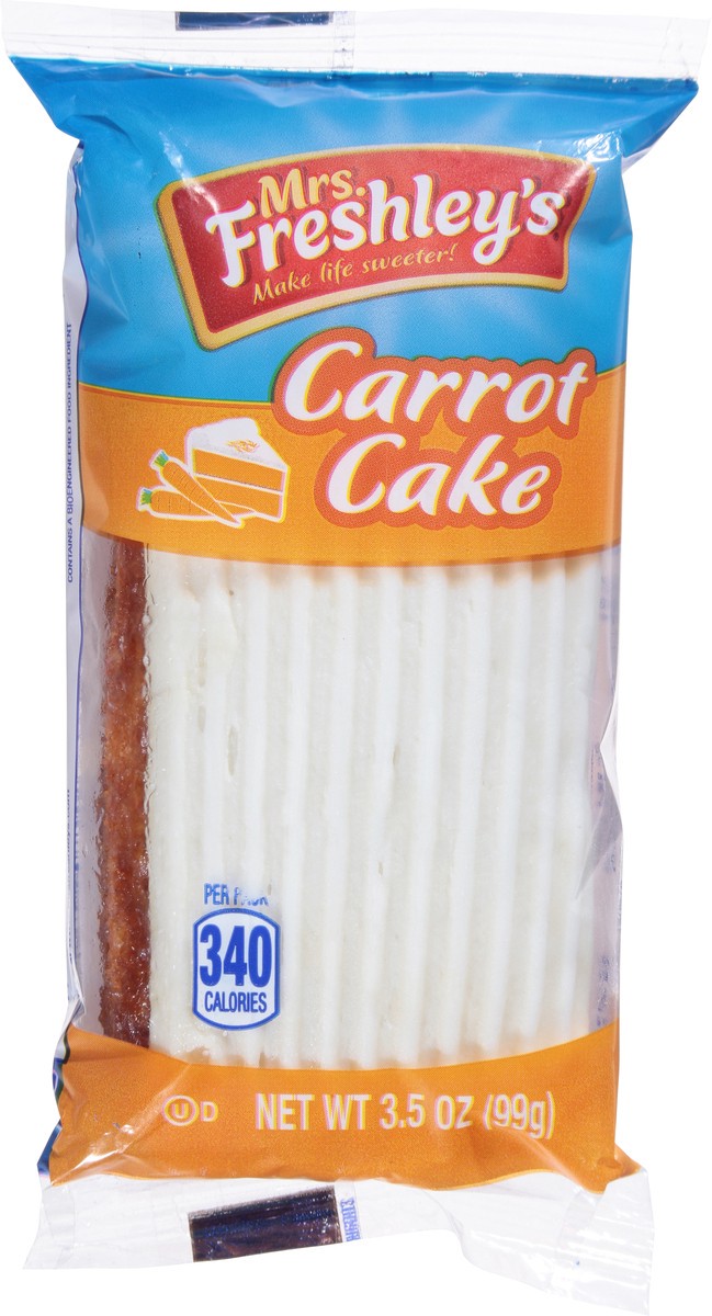 slide 5 of 14, Mrs. Freshley's Carrot Cake 3.5 oz, 3.5 oz