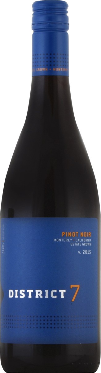 slide 2 of 2, District 7 Pinot Noir, 750 ml