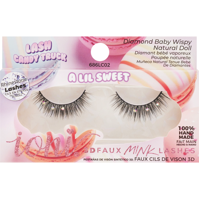 slide 1 of 1, IONI COSMETICS Ioni Lash Candy Diamond Baby Wispy False Lashes, Natural Doll, 1 ct