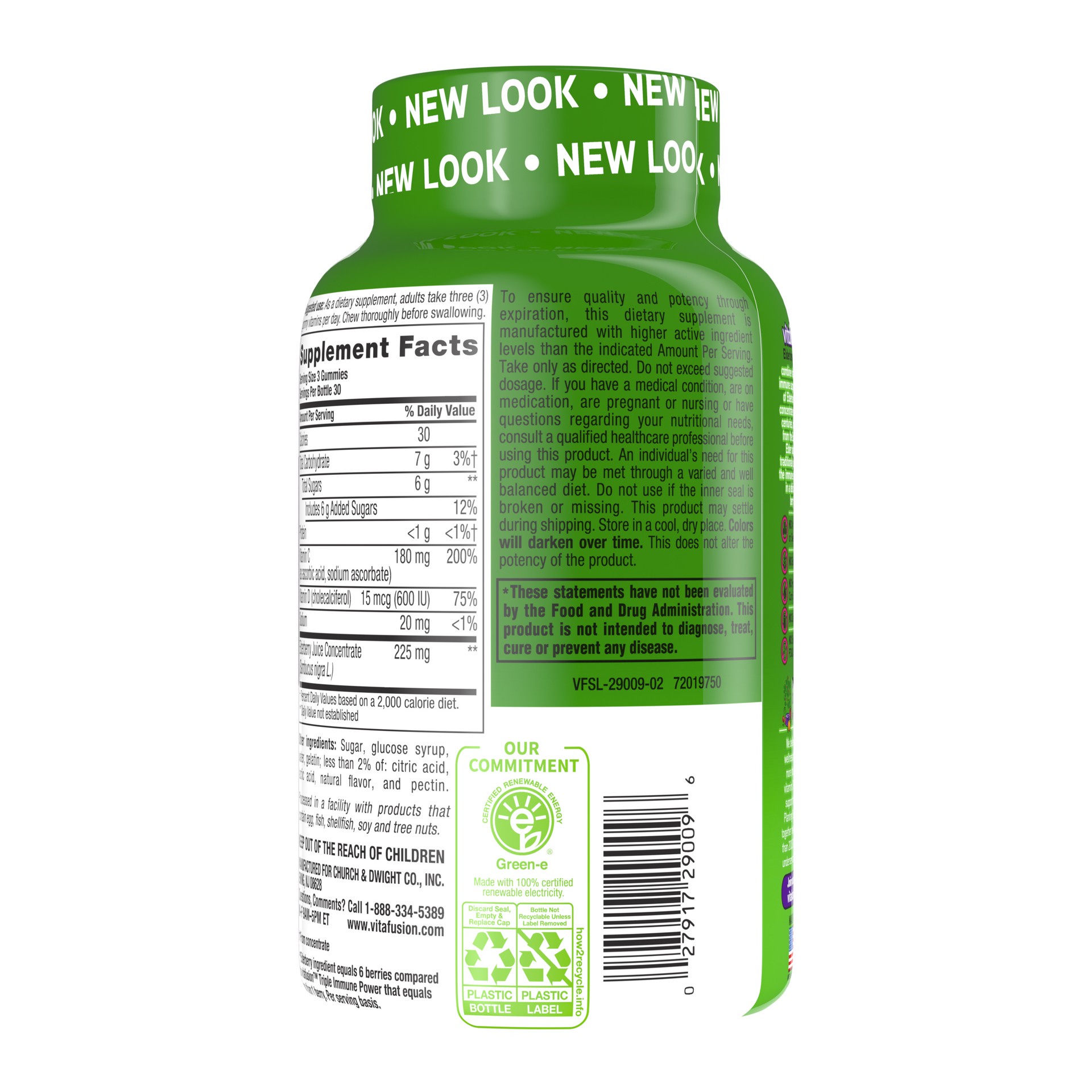 slide 3 of 5, vitafusion Elderberry Gummy Vitamins, 90ct, 90 ct