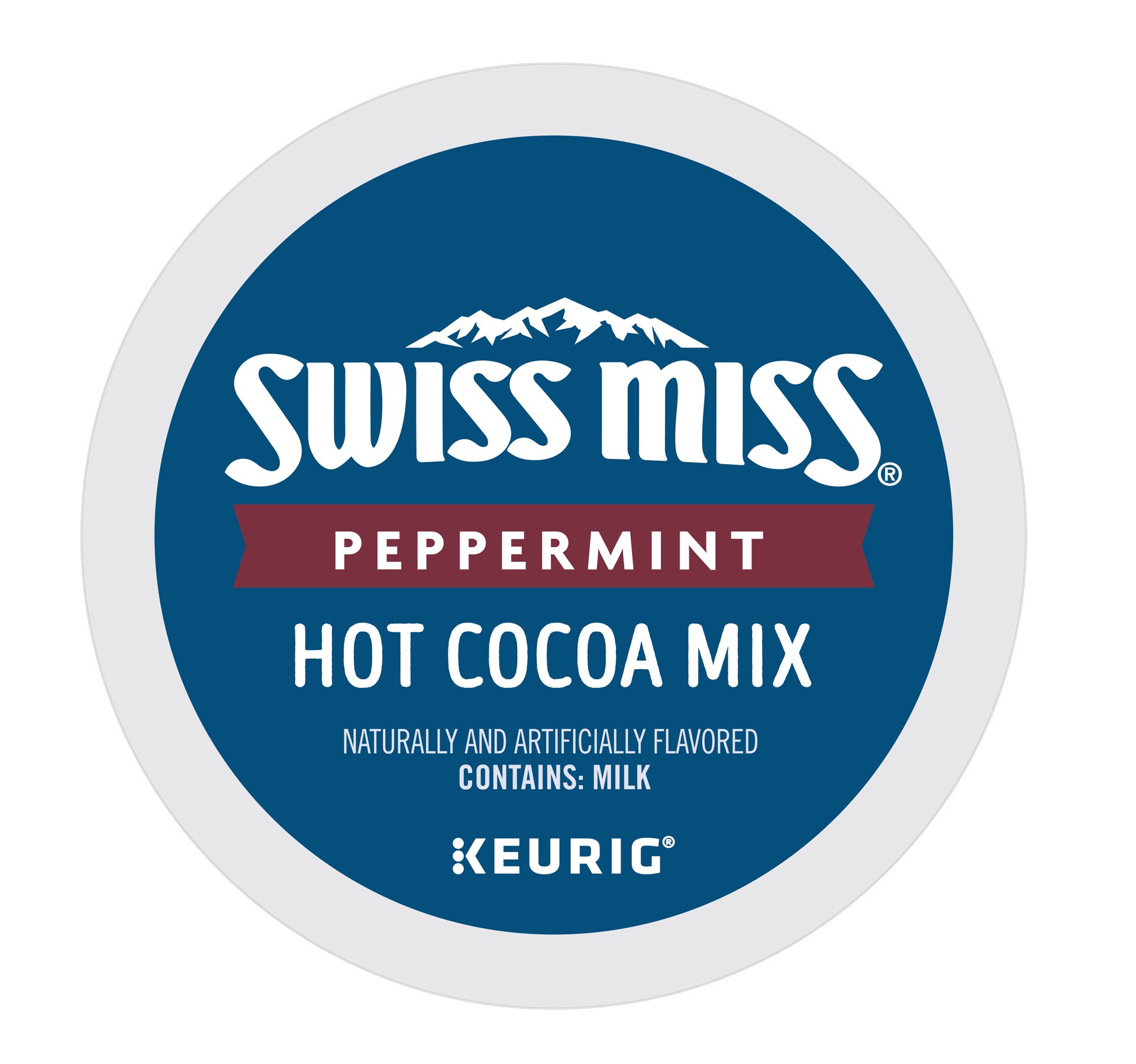 slide 1 of 1, Swiss Miss Peppermint Hot Cocoa K-Cups, 12 ct