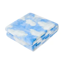 Meijer Corporate Seasonal Clouds Plush Throw, 50 in x 70 in