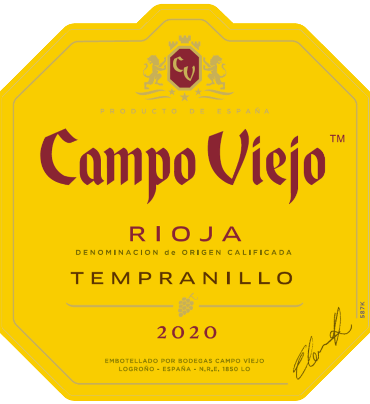 slide 2 of 8, Campo Viejo Tempranillo Red Wine, 750 mL Bottle, 13.5% ABV, 750 ml