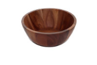 slide 1 of 1, Dash Of That Large Acacia Wood Serving Bowl, 9 in