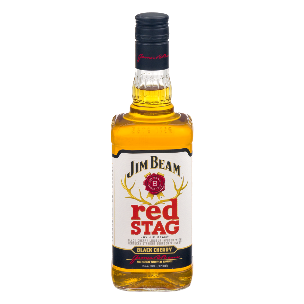 Jim Beam Red Stag Black Cherry Bourbon Whiskey Bottle 750 ml Shipt