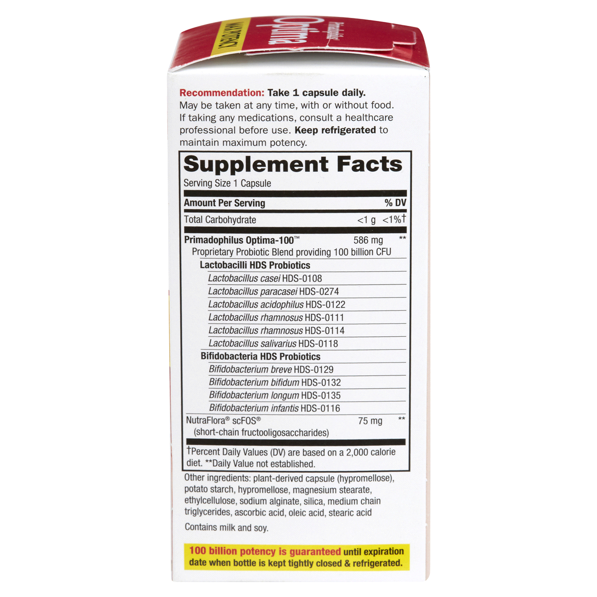 slide 3 of 3, Nature's Way Fortify Optima 100 Billion Probiotic, 30 ct